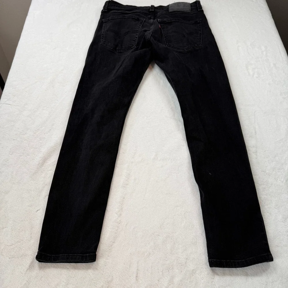 Levi's 512 Slim‎ Taper Jeans Mens W31 L30 Black Good Waterless 28833-0287